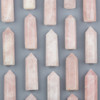 Rose Quartz Tower - 1 piece, approx. 2.5-3 inches