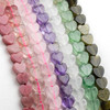 Cherry Tree Beads Gemstone 4mm Flat Heart Beads - 15 inch strand 