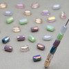 Crystal 4x6.5mm Faceted Tube Beads - 8 inch strand