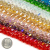 Cherry Tree Beads Crystal 8mm Faceted Helix Twist Beads - 8 inch strand 