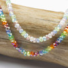 Crystal 2.5x4mm Faceted Heishi Beads - 8 inch strand