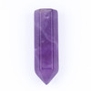 Cherry Tree Beads Amethyst 10x35.5mm Flat Top, Top Drilled Single Terminated Hexagonal Point Pendant - 1 per bag 