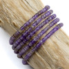 Cherry Tree Beads Amethyst 2x4mm Faceted Heishi Beads - 15 inch strand 