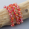 Cherry Tree Beads Crystal 6x8mm Faceted Top Drilled Teardrop Beads - 8 inch strand 