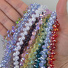 Cherry Tree Beads Crystal 6x8mm Faceted Top Drilled Teardrop Beads - 8 inch strand 