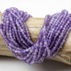 Cherry Tree Beads BOGO Amethyst 3.5mm Faceted Round Beads - 15 inch strand 