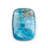 Cherry Tree Beads Apatite 18x25mm Front-to-Back Top Drilled Rectangle Pendant with a Flat Back - 1 per bag 
