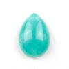 Russian Amazonite 13x18mm Top Side Drilled Teardrop Pendant with a Flat Back - 1 per bag