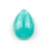 Cherry Tree Beads Russian Amazonite 13x18mm Top Side Drilled Teardrop Pendant with a Flat Back - 1 per bag 
