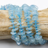 Aquamarine 3-8mm Chip Beads - 15.5 inch strand
