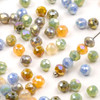 Cherry Tree Beads Crystal 3.5x4.5mm Blue Ridge Meadow Faceted Rondelle Beads  - 15 inch strand 