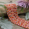 Cherry Tree Beads Crystal 3.5x4mm Opaque Autumn Harvest Faceted Rondelle Beads - 15 inch strand 