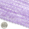 Lavender Jade 8mm Round Beads - 15 inch strand