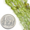 Cherry Tree Beads Peridot 5-8mm Pebble Beads - 15 inch strand 