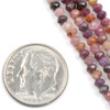 Natural Ruby 2x3mm Faceted Rondelle Beads - 15 inch strand