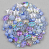 Aurora Blue Dew Drops Crystal Bead Designer Collection