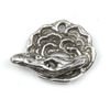  Green Girl Studios Pewter 25x27mm Lichen Toggle - 1 per bag 