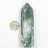 Cherry Tree Beads Moss Agate Crystal Tower - approx. 3.5-4", 1 piece 