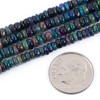 Cherry Tree Beads Black Opal 2x3-3x5mm Heishi - 16 inch strand