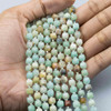 Cherry Tree Beads Natural Gemstone 6mm Faceted Cube Beads - 15 inch strand 