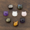 Cherry Tree Beads Gemstone 15mm Cat Head Beads - 1 per bag 