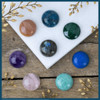 Cherry Tree Beads Gemstone 20mm Coin Cabochon - 1 per bag 