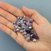 Cherry Tree Beads Lilac Dreams Crystal Beads with iridescent purple, lilac, lavender, and blush