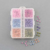 Cherry Tree Beads Cubic Zirconia 3mm Faceted Cube Mini Designer Collection Box 