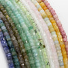 Cherry Tree Beads Gemstone 2x4mm Faceted Heishi Beads - 15 inch strand 