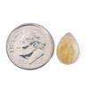 Cherry Tree Beads Citrine 8x12mm Top Drilled Faceted Flat Teardrop Beads - 2 per bag 