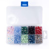 Cherry Tree Beads 10 Color Crystal 6x8mm Faceted Teardrop Designer Collection Box 