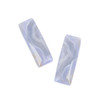 Cherry Tree Beads Blue lace Agate 13x38mm Rectangle Front Drilled Pendant Pair - 2 per bag 
