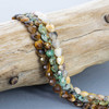 organic colors and nature inspired heart beads