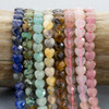 6mm faceted heart