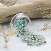 Cherry Tree Beads Ocean Haze Crystal Bead Designer Collection featuring coordinated crystal, pearl, and glass beads for jewelry making.