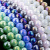 Cherry Tree Beads Mystic Glass 8mm Rounds Beads - 8 inch strand 
