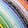 Cherry Tree Beads Mystic Glass 2x4mm Rondelle Beads - 8 inch strand 