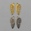 Cherry Tree Beads 304 Stainless Steel 8.5x22mm Wing Charms  - 2 per bag 