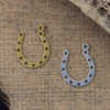 Cherry Tree Beads 304 Stainless Steel 16.5x21mm Horseshoe Charms - 2 per bag 