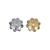 Cherry Tree Beads 304 Stainless Steel 7mm Floral Bead Caps 