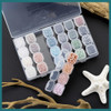 Cherry Tree Beads Moonlit Mermaid Crystal 3x4mm Rondelle Designer Collection Box 