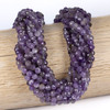 BOGO Amethyst 5mm Faceted Round Beads for craft night.