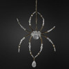 Crystal Spider Hanging Kit for Halloween.