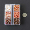 Cherry Tree Beads Dusty Horizon Crystal 3x4mm Faceted Rondelle Mini Designer Collection Box 