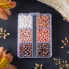 Cherry Tree Beads Dusty Horizon Crystal 3x4mm Faceted Rondelle Mini Designer Collection Box 