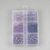 Cherry Tree Beads Lavender Eclipse Crystal 3x4mm Faceted Rondelle Mini Designer Collection Box 