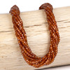 Peach garnet bracelet beads.