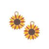 Sunflower charms for Fall DIY projects.