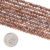 Warm peach beads for fall craft night.