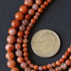Cherry Tree Beads Natural Carnelian Round Beads - 15 inch strand 
